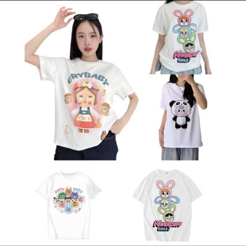 MLB Classic Mono allover tshirt - kaos wanita branded