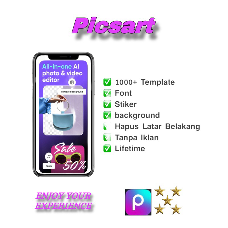 PICSART PRO 1 Bulan - 1 Tahun . GARANSI TERMURAH