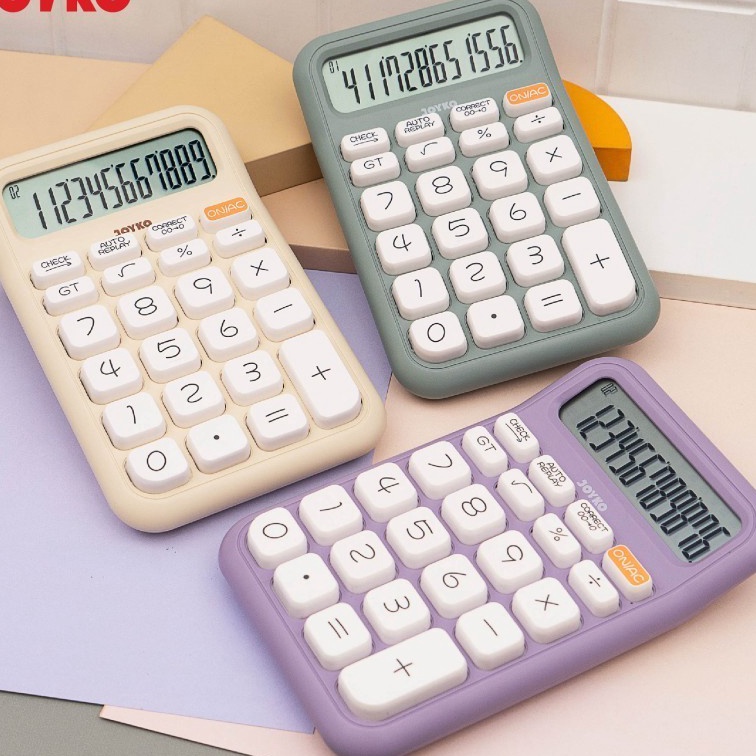 

Wah Kalkulator Stylist JOYKO CC62CO Calculator Cek Ulang Pastel Color Fancy CC62CO