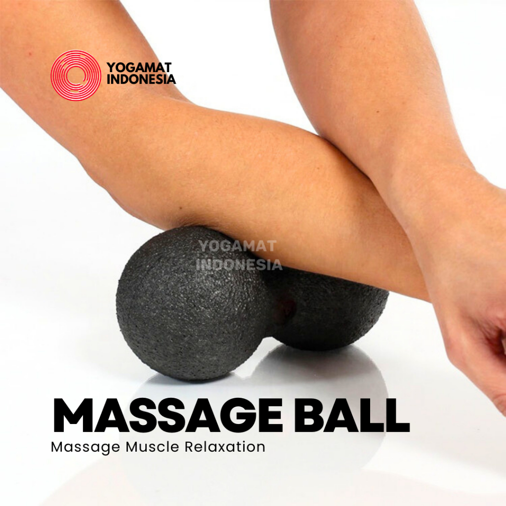 Massage Ball Bola Pijat Terapi / Double Massage Ball / Peanut Massage Ball / Yoga Foam Roller
