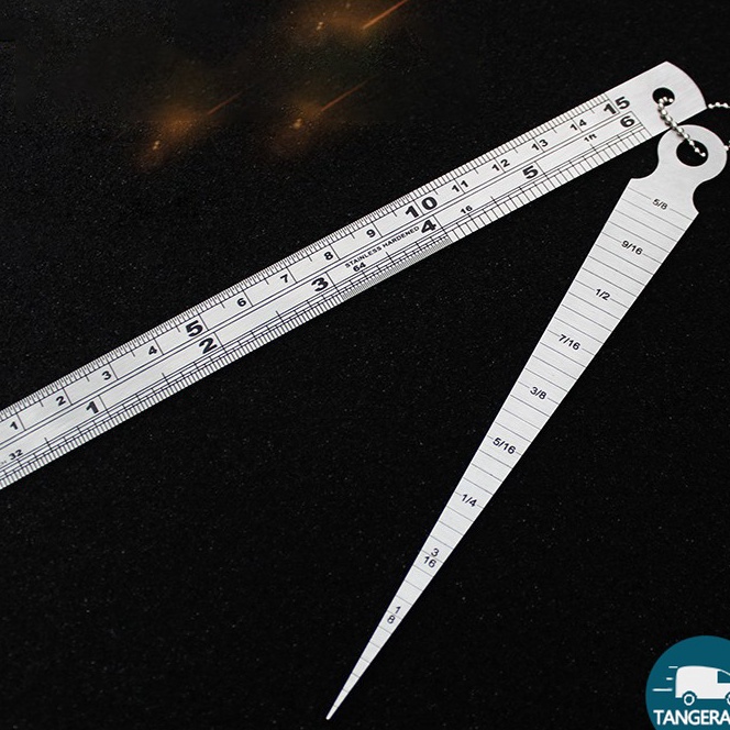 

Eksklusif Taper Gauge Feeler 115mm Silinder Bore Gauge Dengan Penguasa Baja 15mm Stainless Steel