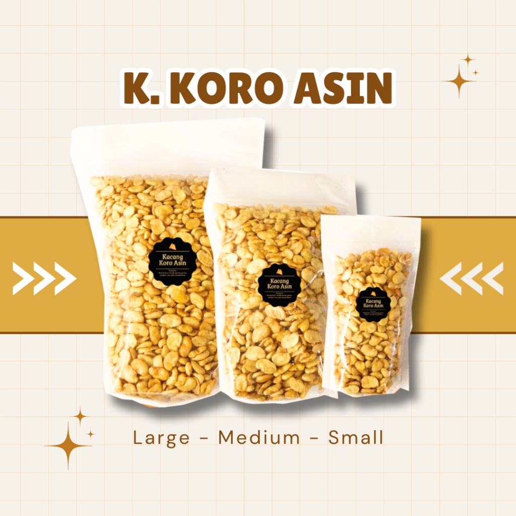 

[DELISH SNACKS] Kacang Koro Asin / Snack Cemilan Camilan Jajanan Kacang Arab Kacang Mercy Asin Gurih