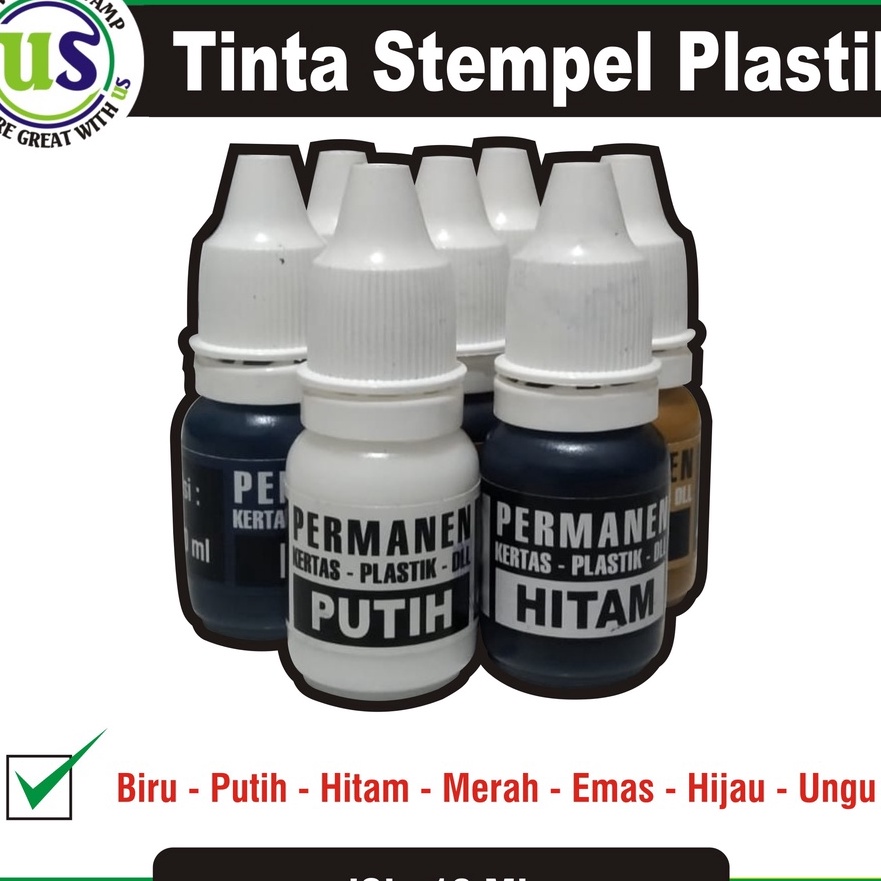 

KF7 Tinta Stempel Plastik Permanen 1 ML
