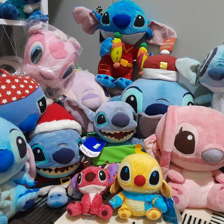 Boneka Stitch dan Lilo DISNEY ORI
