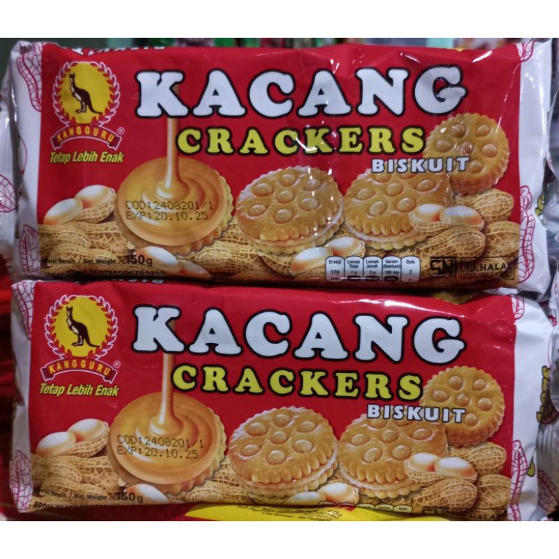 

Biskuit Kacang Cracker Isi @150g