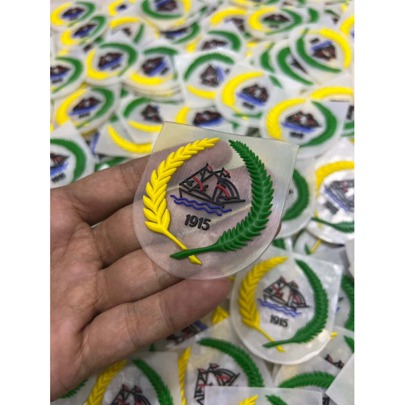 patch jersey rubber custom desain