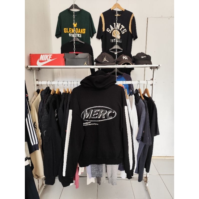 hoodie acover black boxy oversize unisex