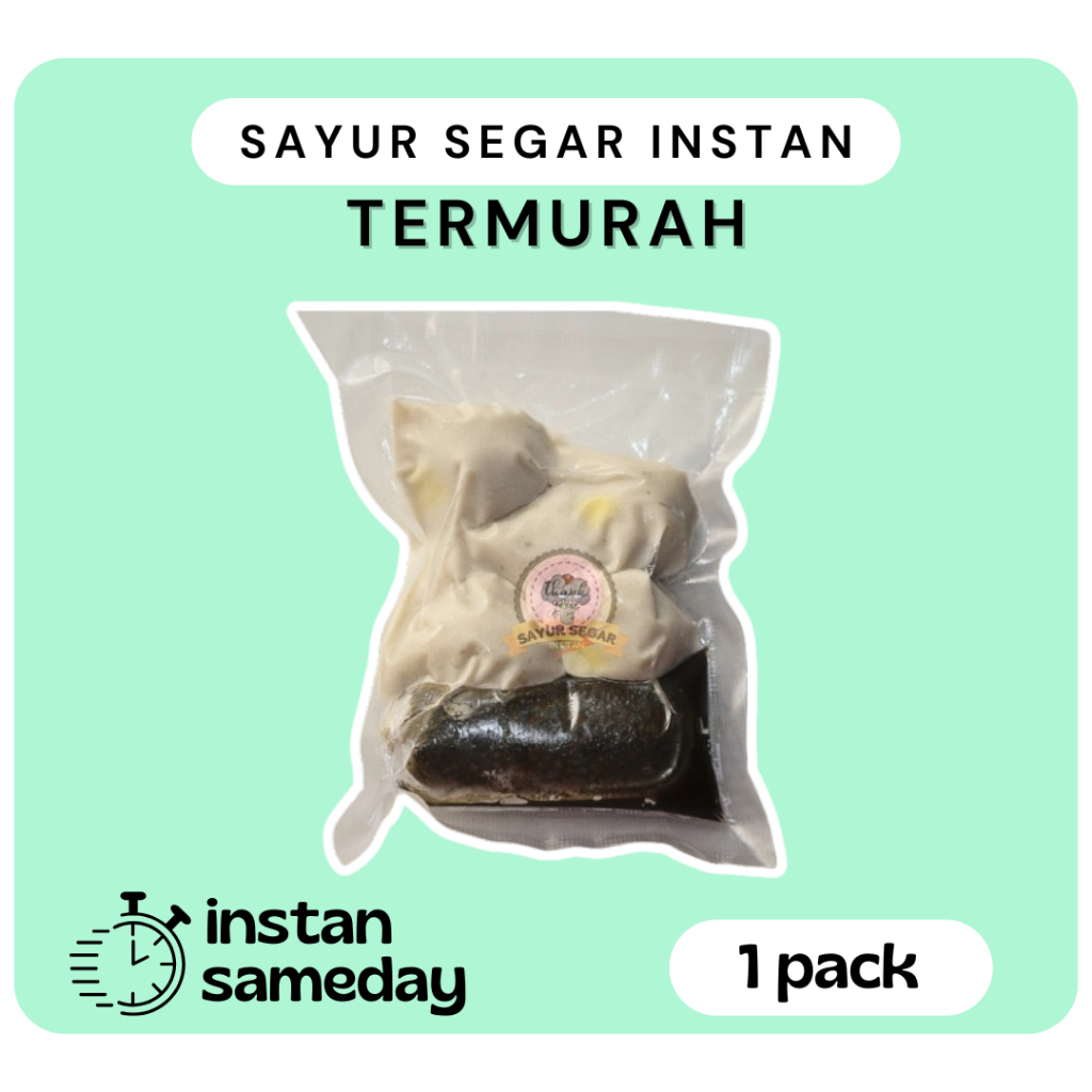 

Pempek Kapal Selam Isi 5pcs/Pack -Sayur Segar Instan
