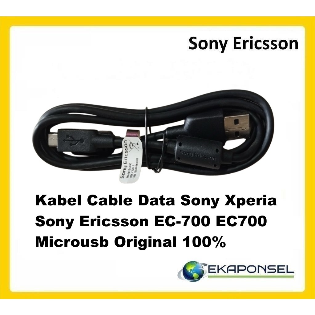 Kabel Cable Data Sony Xperia / Sony Ericsson EC-700 EC700 Microusb Original 100%