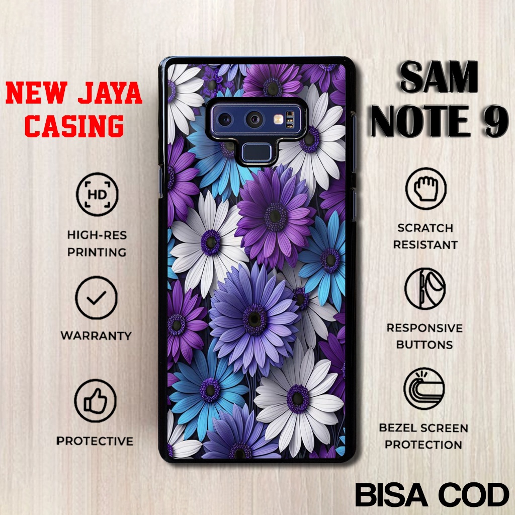Case Samsung Note 9 Terbaru Hardcase Softcase Glossy Flower Casing Samsung Note 9 Terlaris Termurah