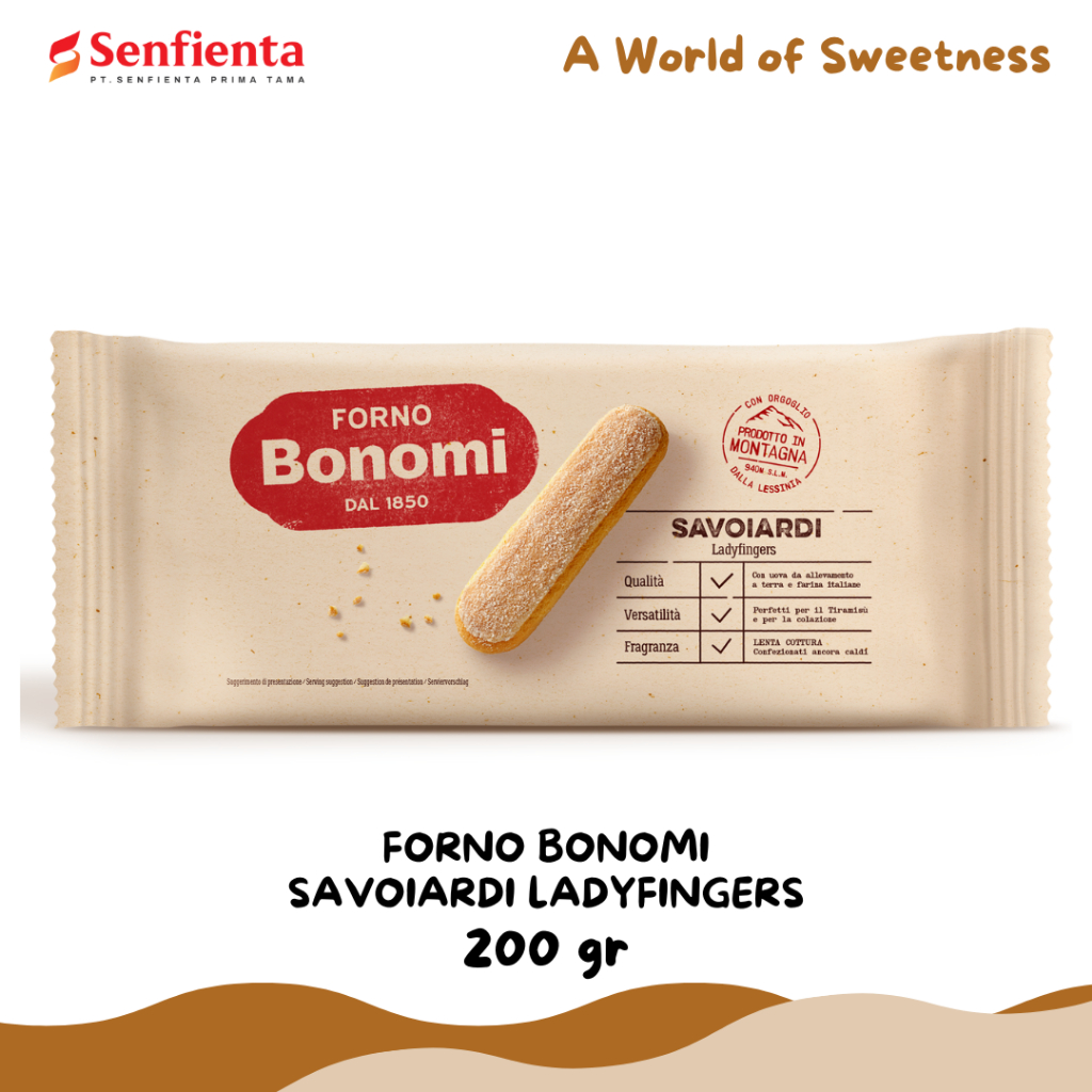 

Forno Bonomi Savoiardi Ladyfingers 200 gr
