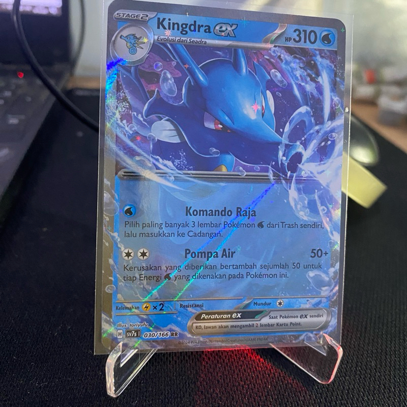 Kingdra Ex 30/166 Bimbingan Rasi Pokemon TCG Indonesia