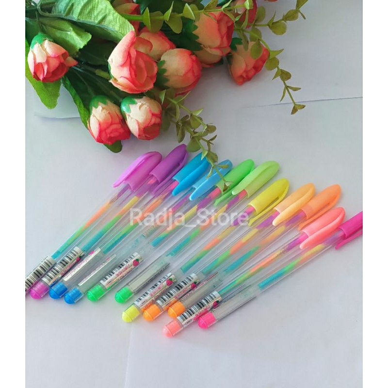 

[Flash Sale 11:11] Bolpoin Gel 0.5 RAINBOW Pelangi