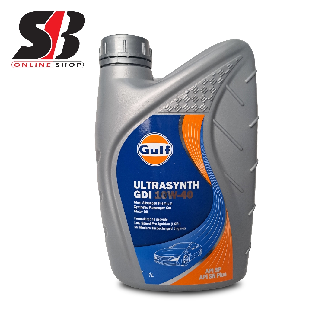 GULF - ULTRASYNTH GDI 10W-40 1 LITER - Oli Mobil Bensin