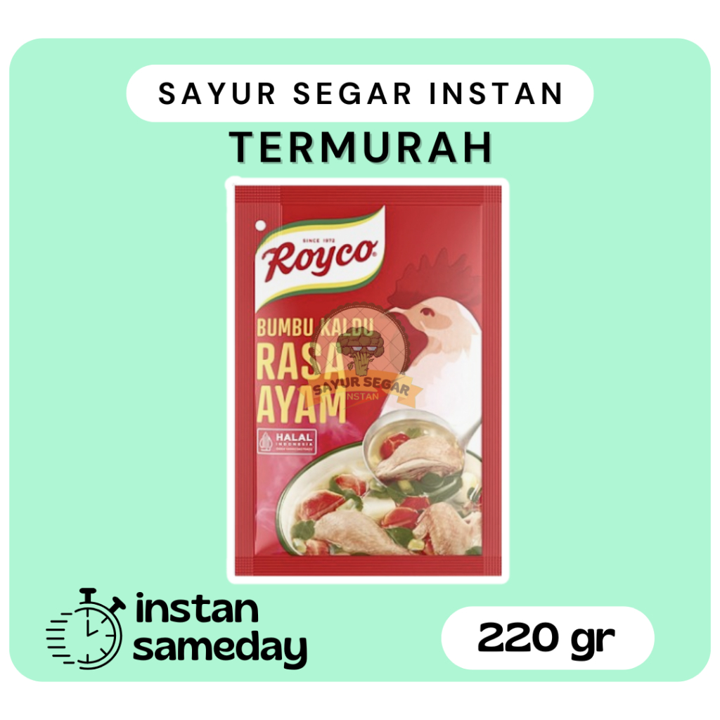 

Royco Ayam 220gram - Sayur Segar Instan