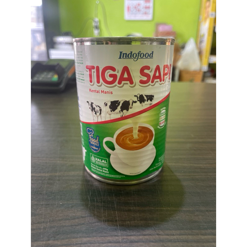 

susu kental manis tiga sapi kemasan 490gr