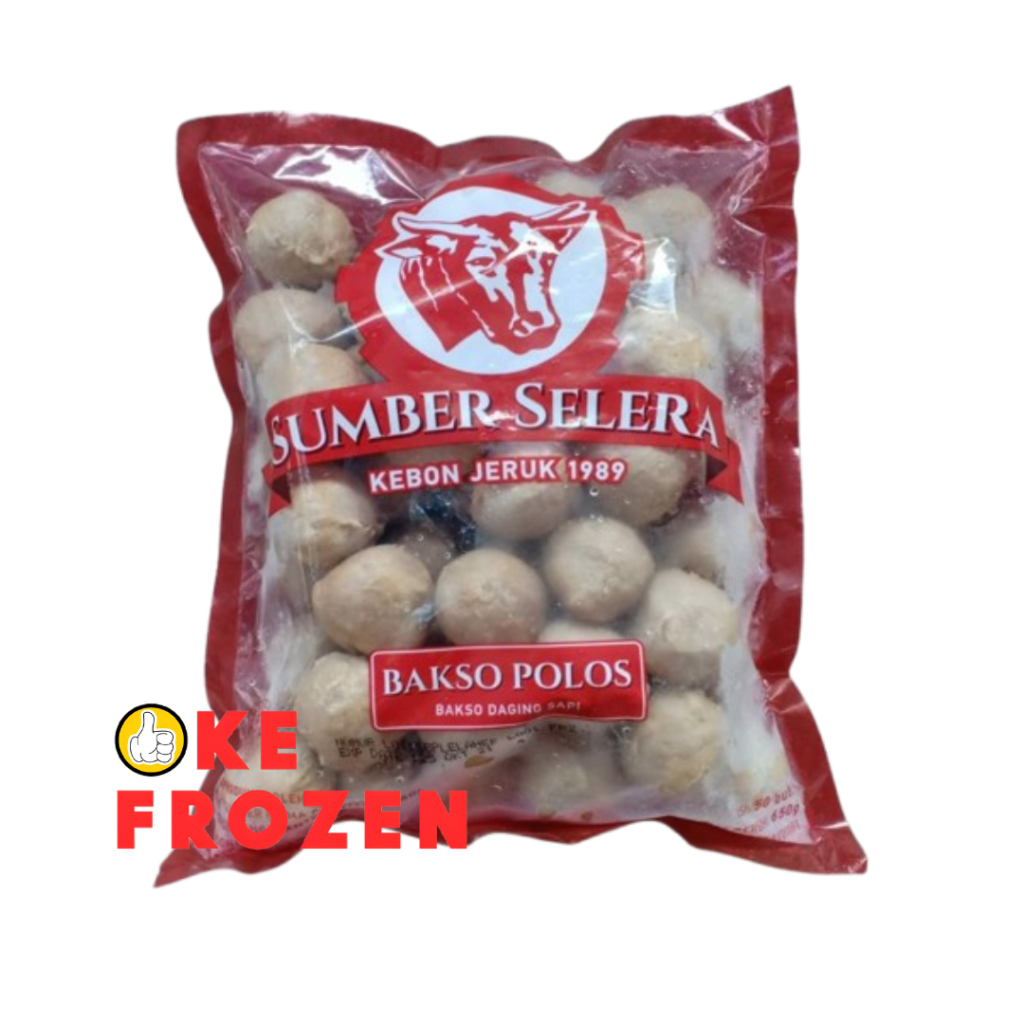 

SUMBER SELERA BAKSO POLOS 650GR ISI 50 / BAKSO SAPI