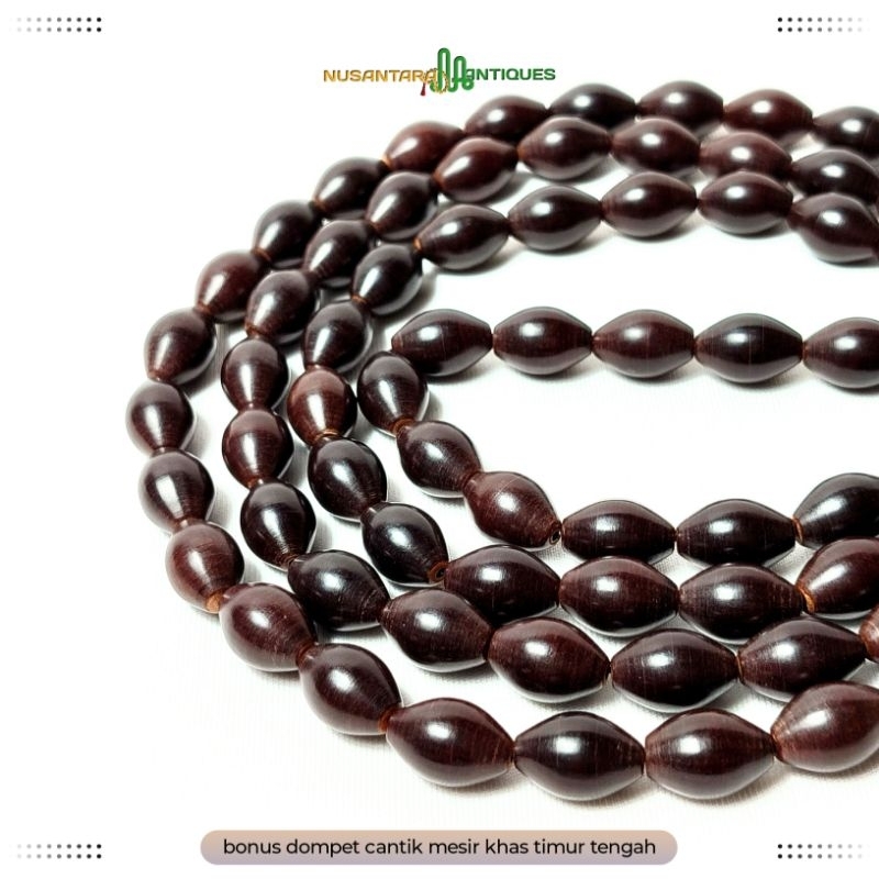 Tasbih Kayu Kokka Kokka Kayu Asli Import Mesir