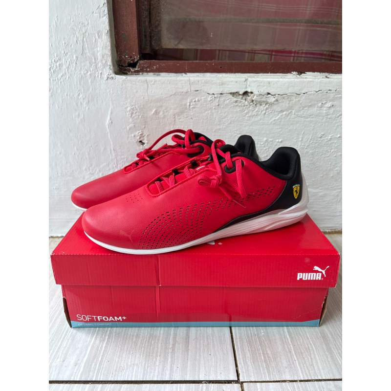 Sepatu Sneakers Puma Ferrari Drift Cat Decima Original
