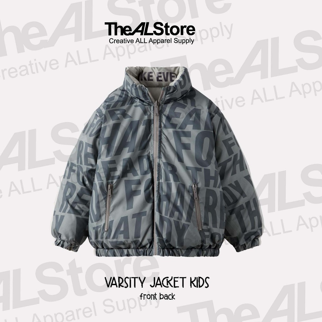 JAKET VARSITY / Bolak balik  Anak /  Micro Ns /High Quality Premium / Limited