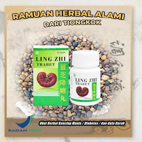 HERBAL ALAMI TMC LING ZHI TABLET ORI  obat menurunkan gula darah Obat Herbal Kencing Manis / Diabete
