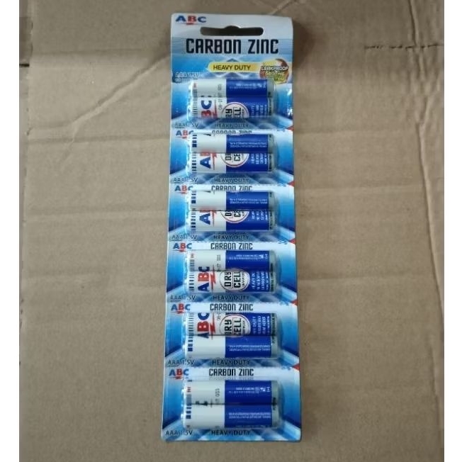 BATERAI ABC A3. PERLEMBAR; 12PCS