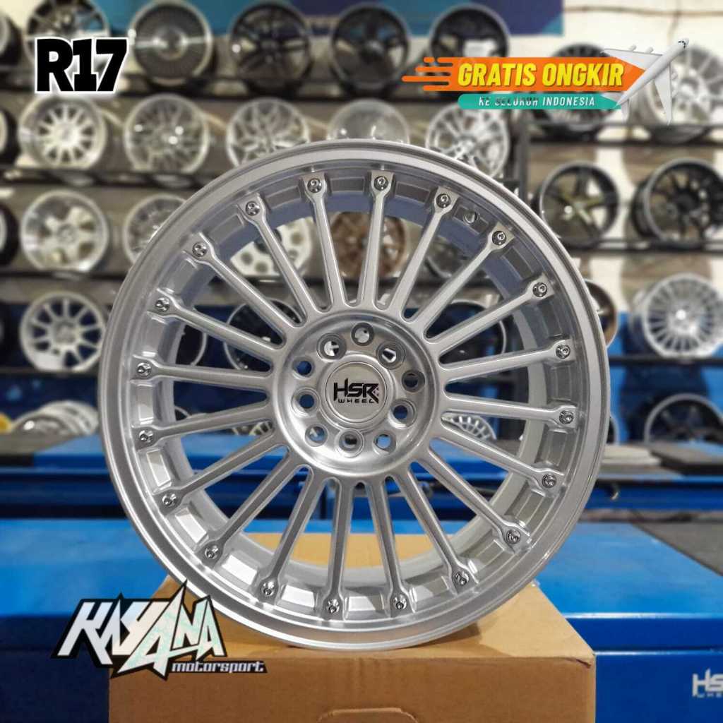 Velg Racing R17 Mobil Avanza New, Innova, Xpander Velg Hsr Wheel JJC Ring 17