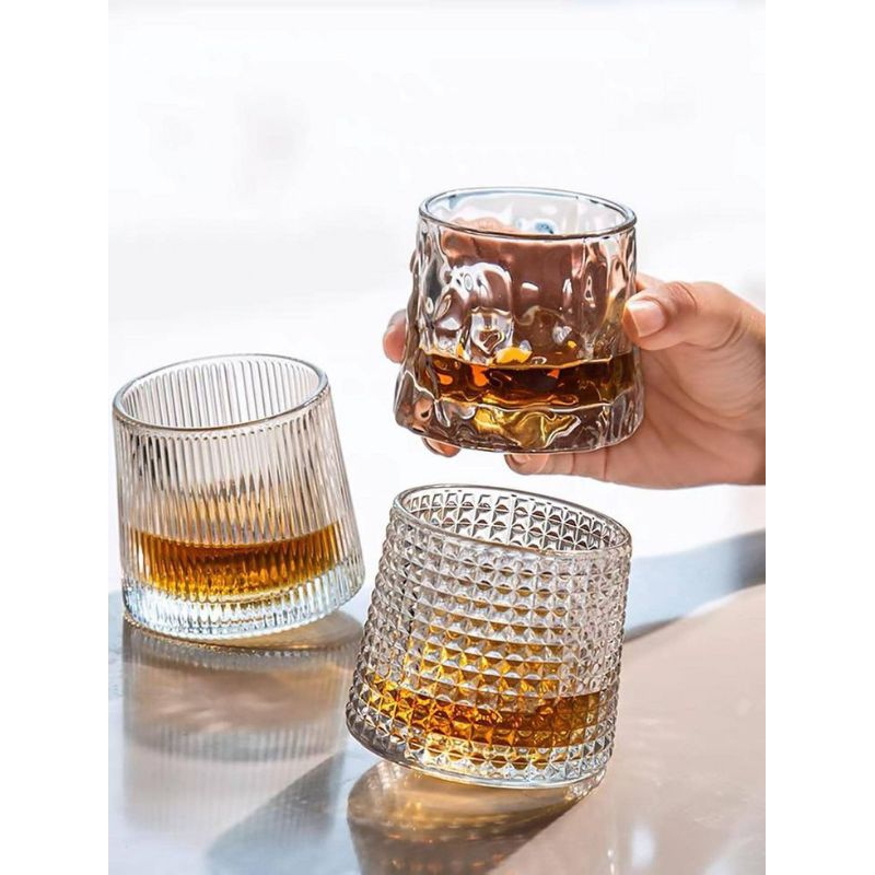 gelas/gelas wine/Rolling glass wine 160ml/gelas kaca/gelas aesthetic