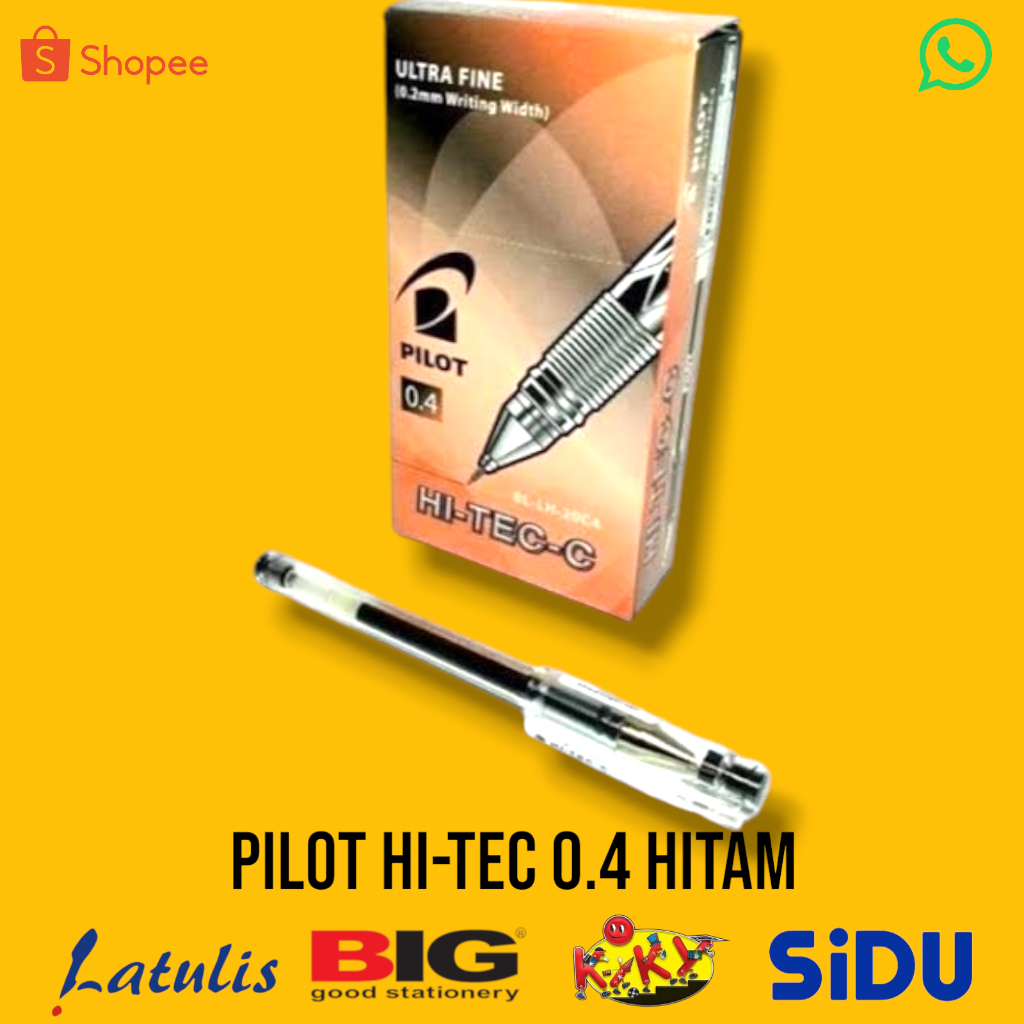 

PEN HITEC-C PILOT 0.4 ORIGINAL (1PAK/12PCS)