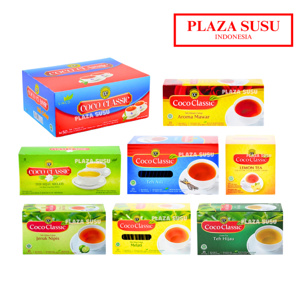 

TEH COCO CLASSIC 25'S/50'S MINUMAN TEH CELUP TEH ASLI COCOCLASSIC
