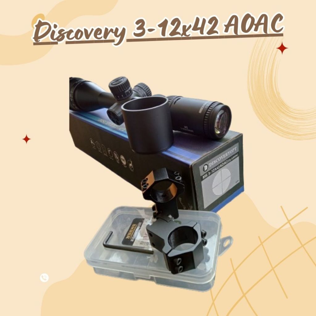 Discovery 3-12x42 AOAC || Teleskop discovery new 