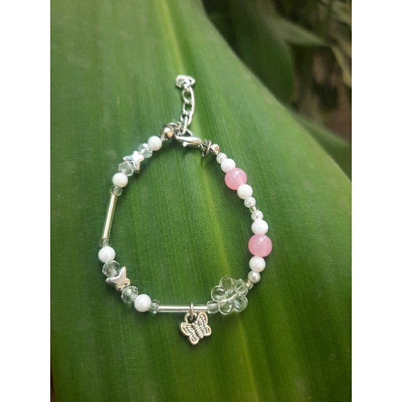 Gelang Kupu-kupu Mini | Gelang Manik | Gelang Rantai | Gelang Kupu-kupu | Gelang Warna