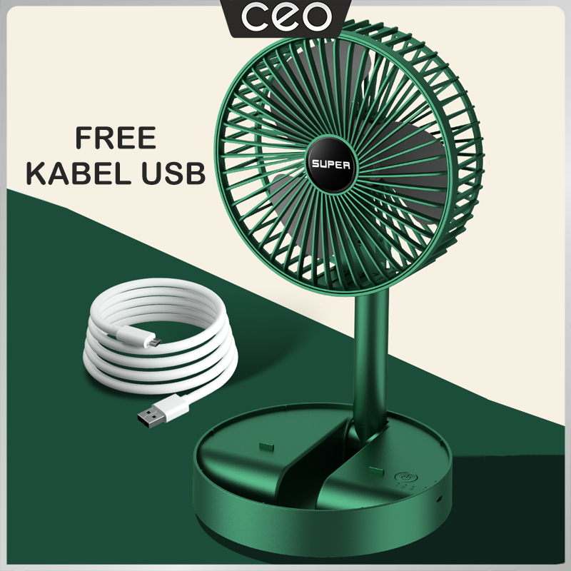CEO Kipas Wireless Portable Bisa Di Lipat Dengan Kapasitas Baterai Besar