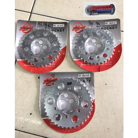 GEAR GIR BELAKANG KAWASAKI NINJA 428 x 38, 39T WILWOOD - NINJA150 NINJA 2T SS RR
