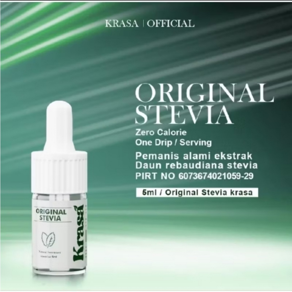 

KRASA STEVIA ORIGINAL NATURAL SWEETENER -5ML