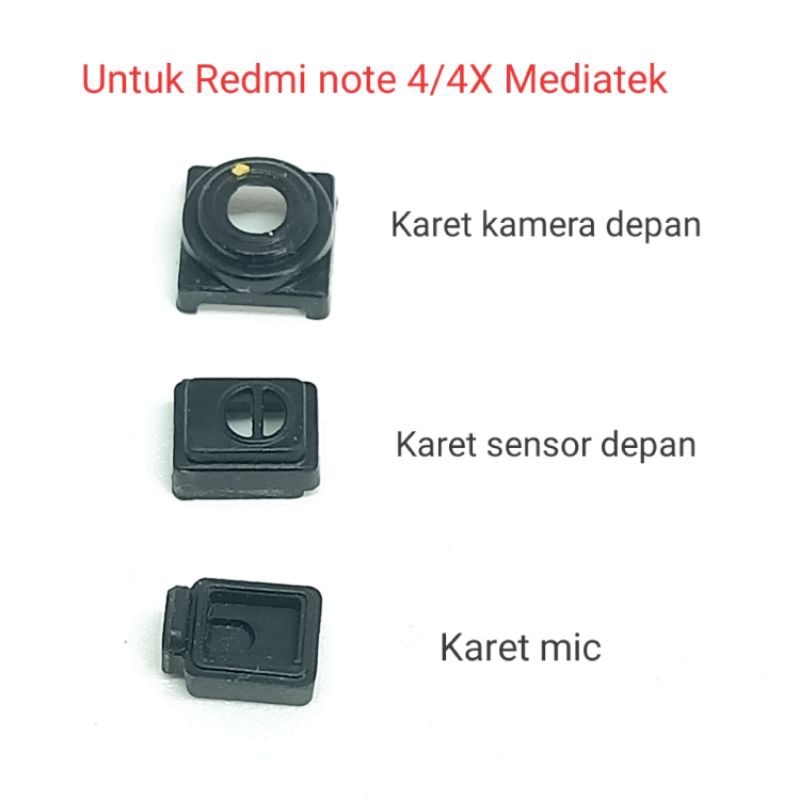 Karet kamera karet mic sensor Xiaomi Redmi note 4 mediatek / Note 4x mediatek second Original Copota