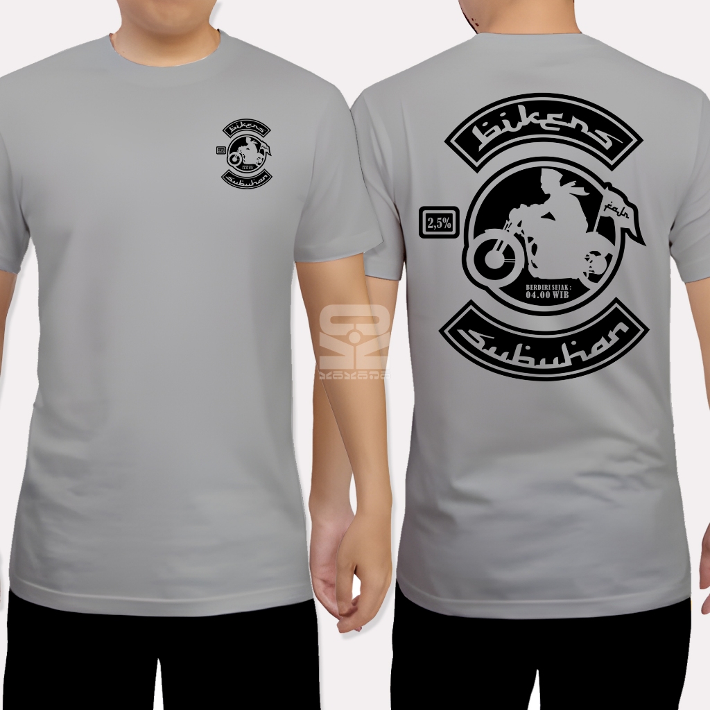 KAOS BIKERS SUBUHAN | KAOS DISTRO PREMIUM UNISEX | KAOS DISTRO MURAH BERKUALITAS