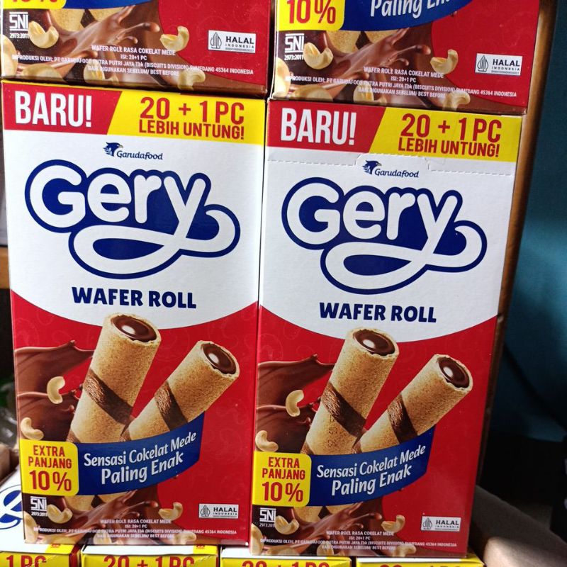 

GERRY WAFER ROLL COKLAT Mede @ 20pcs