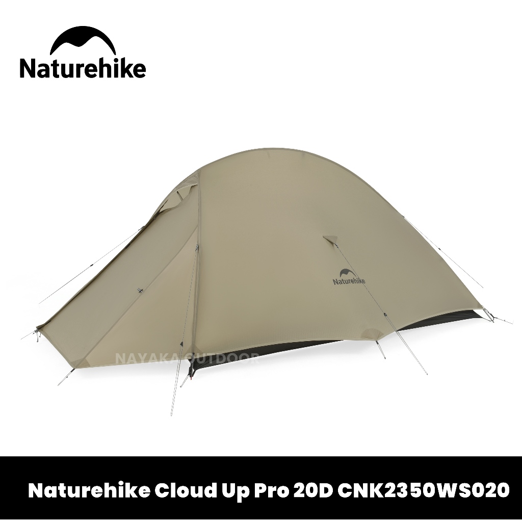 Tenda Naturehike Cloud Up Pro 20D CNK2350WS020 Tenda Camping 2 Orang 1 Person Ultralight Double Laye