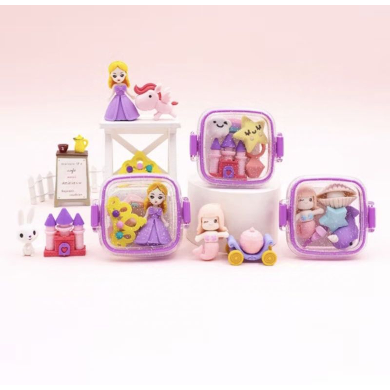 

Set Penghapus Karakter Princess - Box