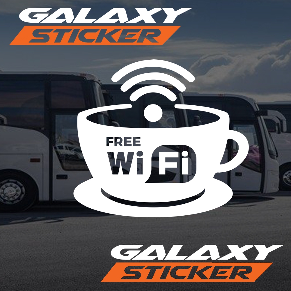 

cutting sticker simbol free wifi.stiker kaca dinding gratis wifi