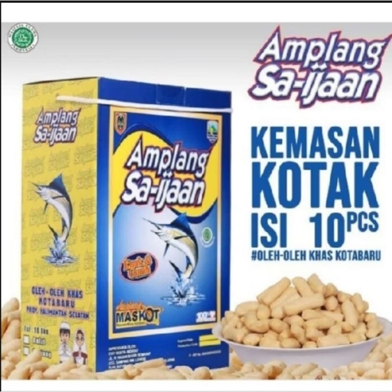 

Amplang ikan Tenggiri asli isi 10 bks