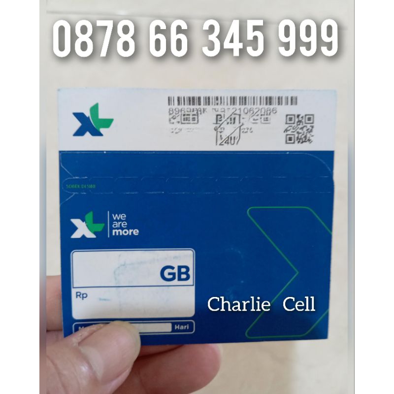 Kartu Perdana XL Axiata 4G 5G 12 Digit Nomor Cantik 0878 66 345 999