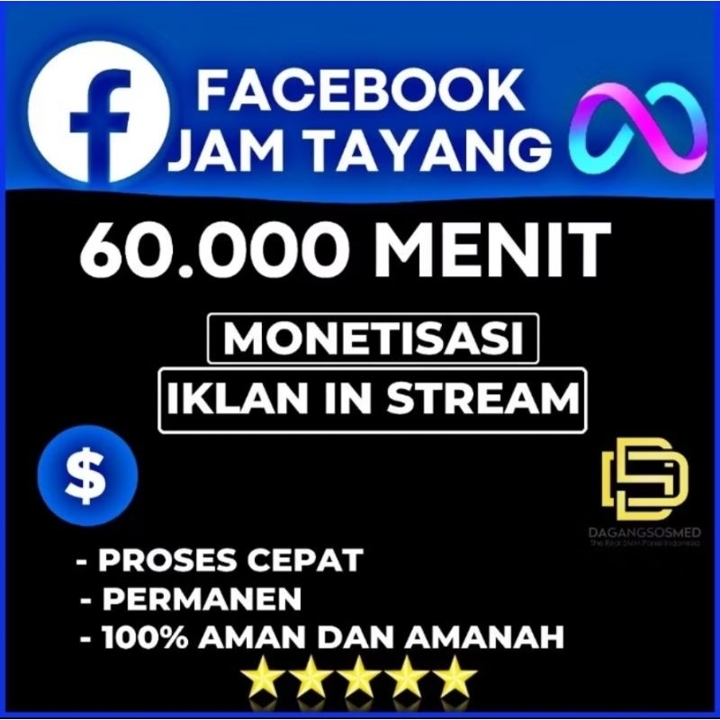 view fb pro 60 menit JT syarat monet
