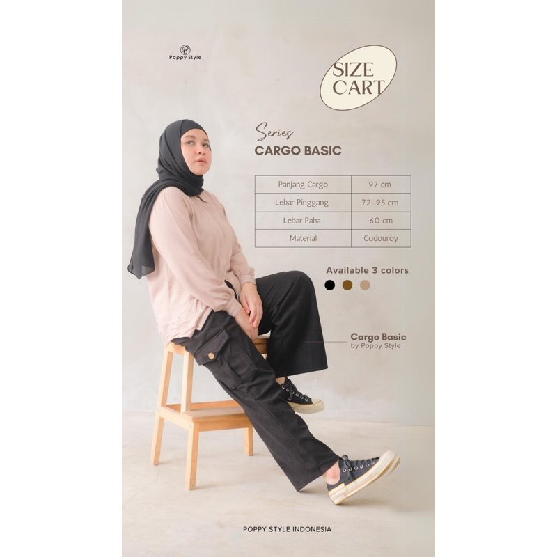 Cargo Pants Curduroy By Poppy Style Indonesia