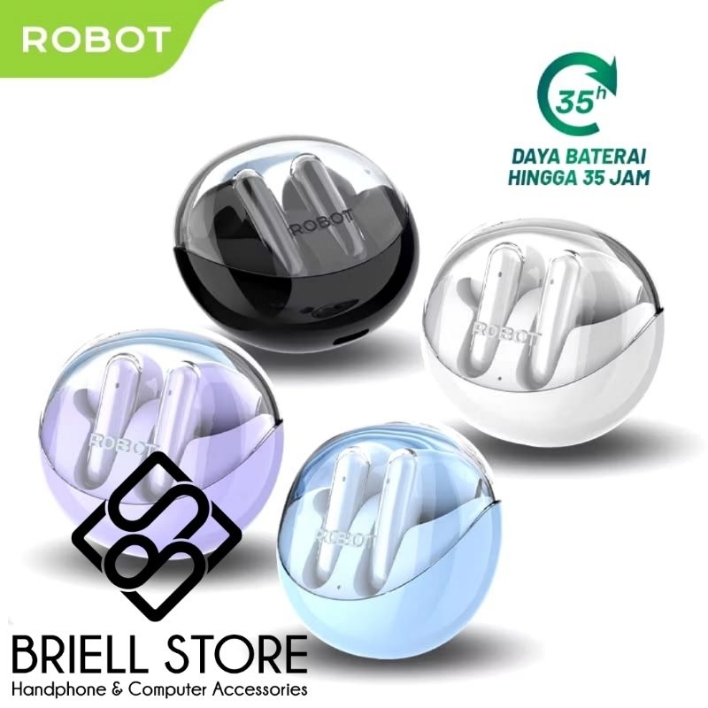 ROBOT TWS Earphone Flybuds T30 Light Original Resmi