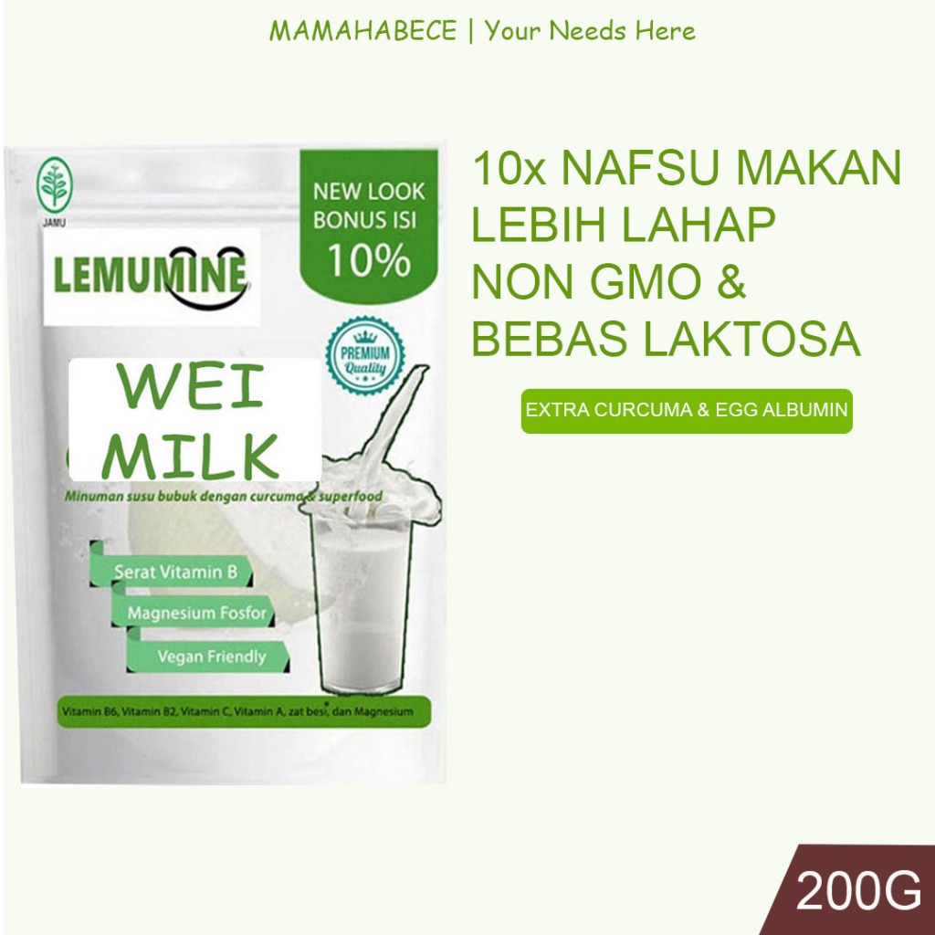 

Susu Pengemuk Badan Dewasa Lemumine (200G)