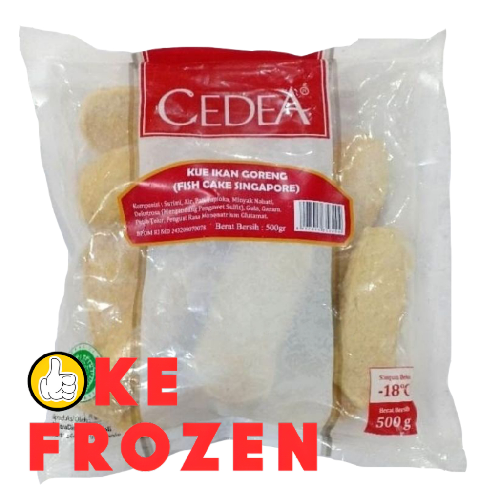 

CEDEA FRIED FISH CAKE SINGAPORE 500GR/KUE IKAN GORENG