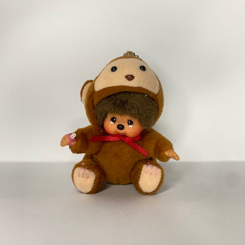 rare gantungan kunci ganci boneka monchhichi monyet keychain jadul karakter custom bag charm bagchar