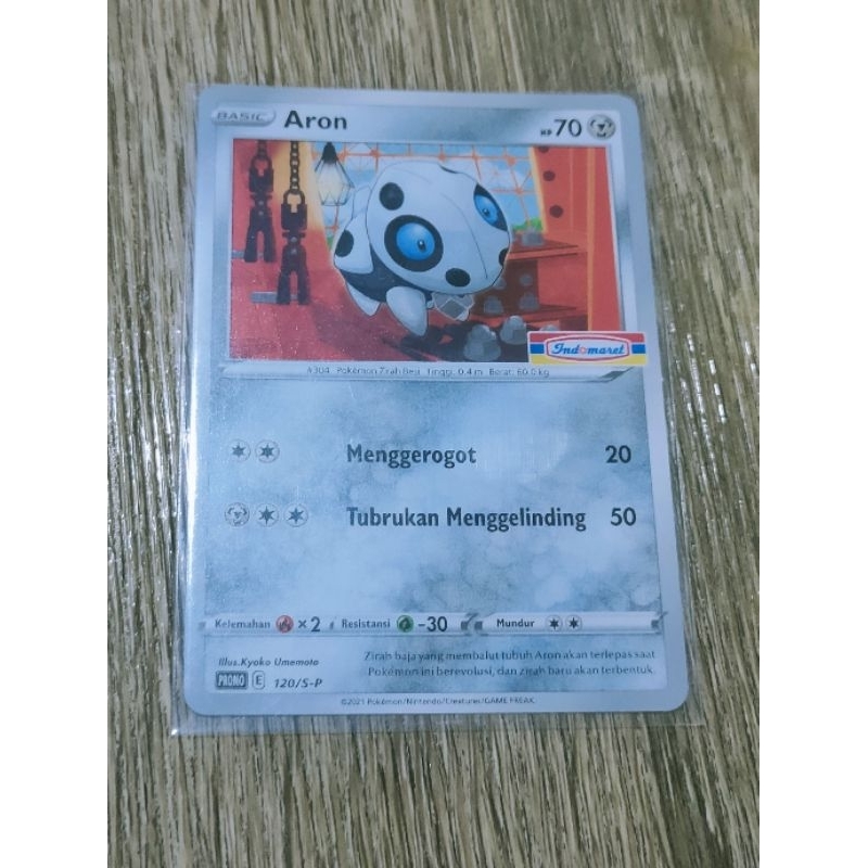 Aron 120/S-P - Promo Indomaret Pokemon TCG Indonesia